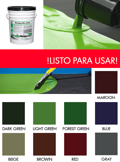 Viaker producto: SPORTMASTER® STANDARD SYSTEM - READY-MIX COLOR