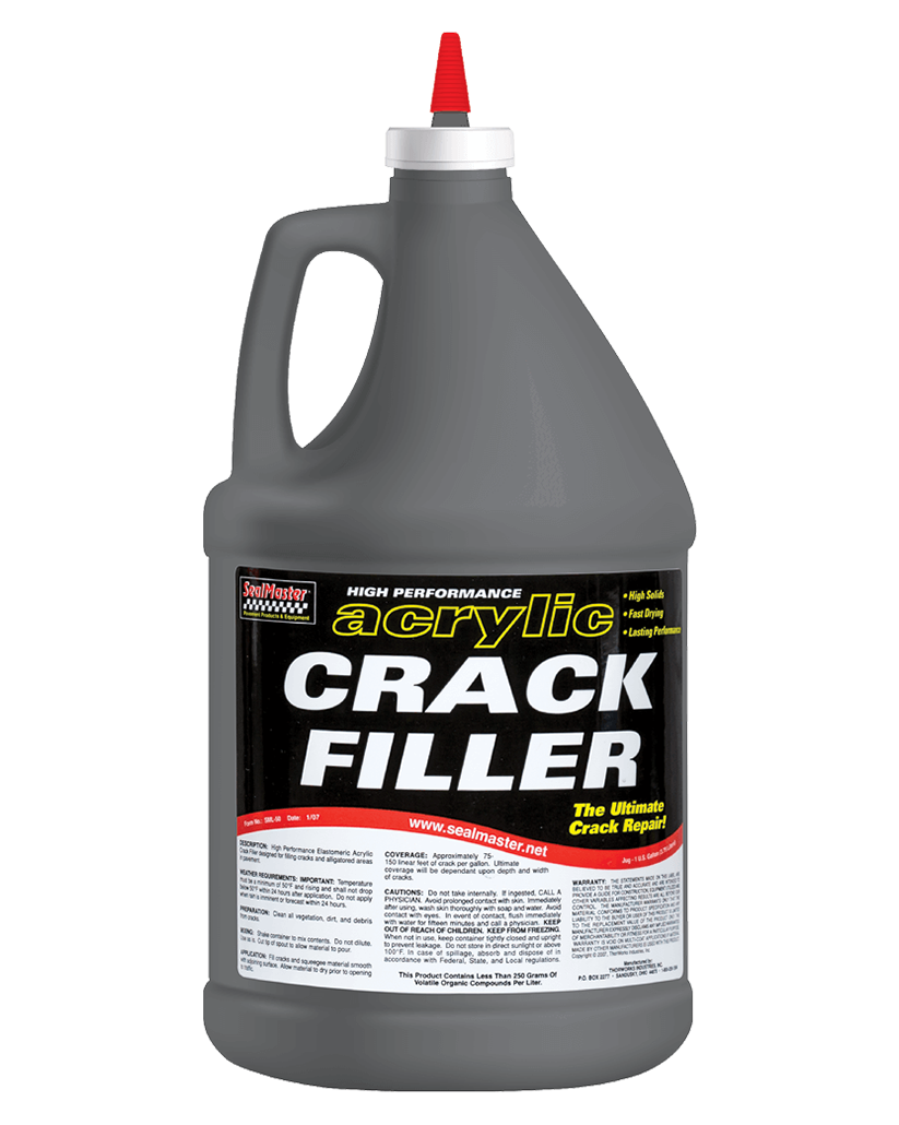 Acrylic Crack Filler, sellador de grietas en pavimento de asfalto.