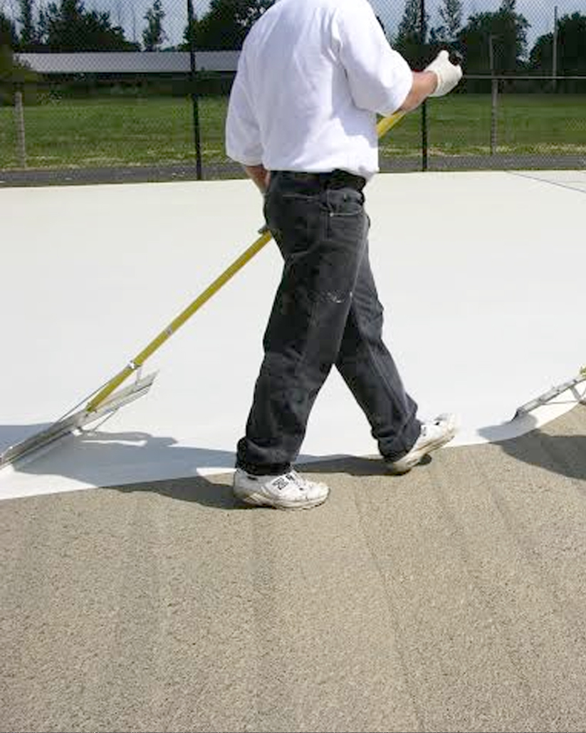 Acrylic resurfacer mantenimiento deportivo nivelador de superficies