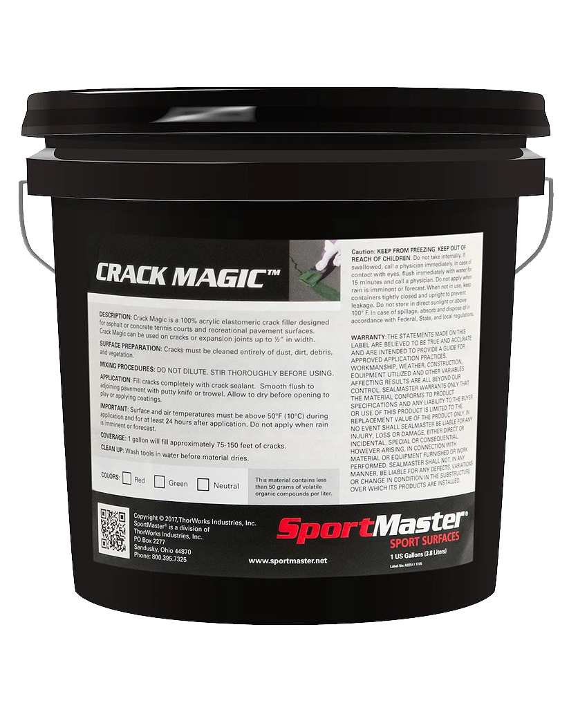 Resanador de grietas para canchas deportivas