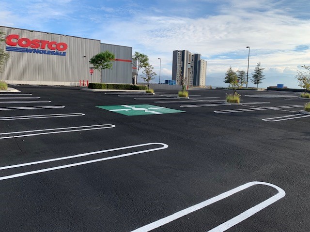 Calidad premium mantenimiento de estacionamiento centro comercial